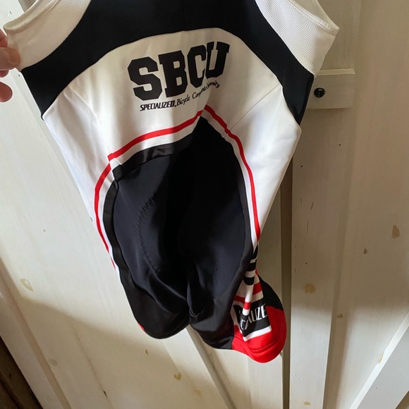 Women’s SBCU Specialized 2011 BG Pro RBX Cycling Padded Bib Short Singlet - Picture 3 of 6